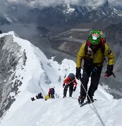 peak climbing image