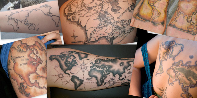 map-tattoo
