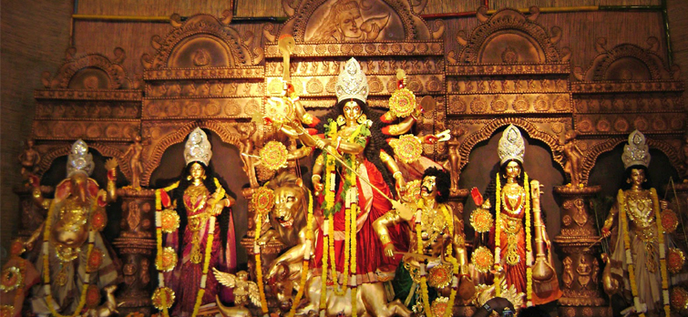 Durga Puja Pandal CR Park Co-operatrive