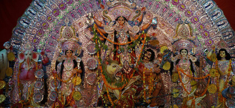 Kalibari Durga Puja Pandal Mayur-Vihar