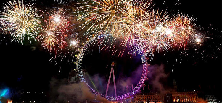 New Year Celebration in London