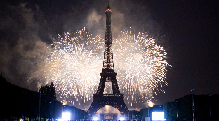 New Year Celebration in Paris