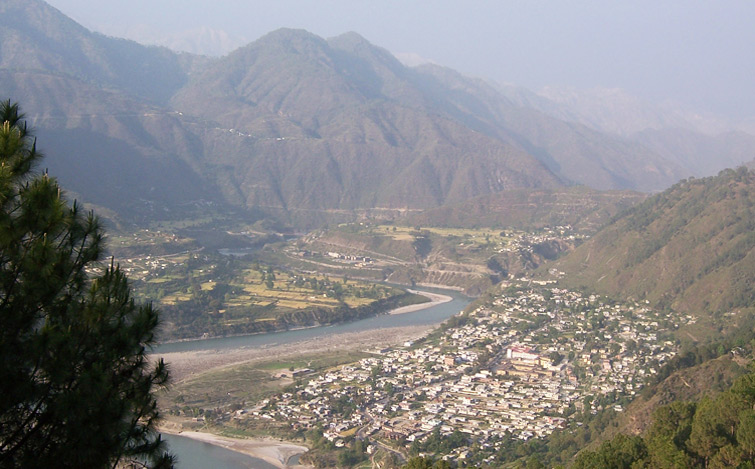 City View of Srinagar Garhwal