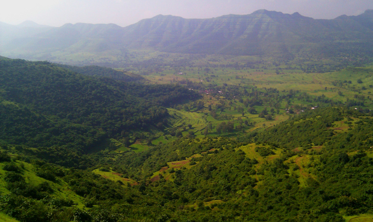 View from the Sinhagad Fort