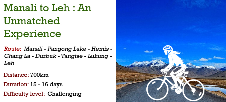 Manali to Leh Cycling