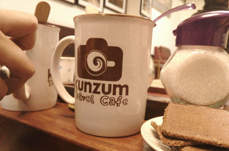 Coffee at Kunzum Travel Café