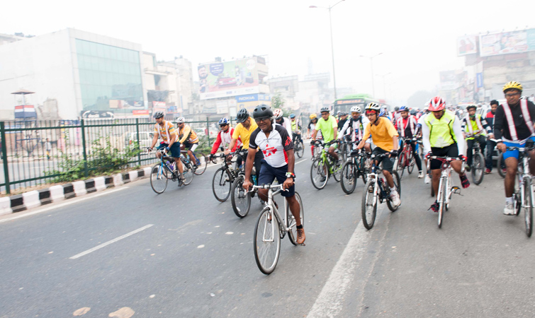 Cycling Delhi