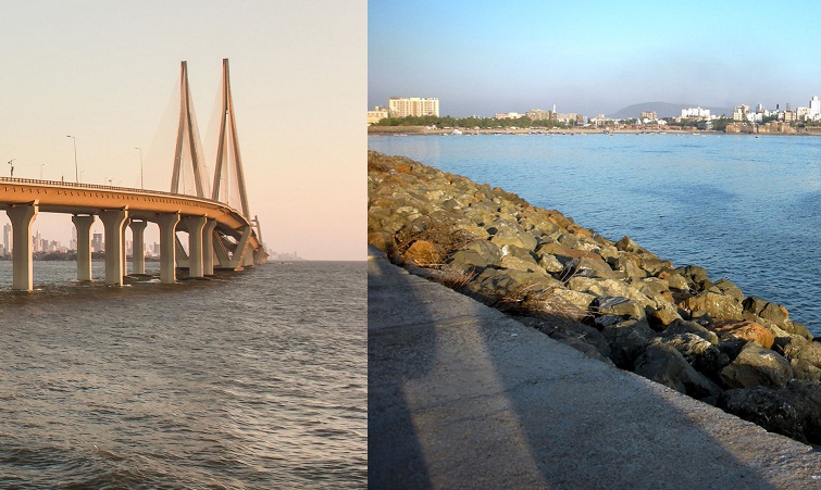 Bandra-Worli Sea link and Bandstand