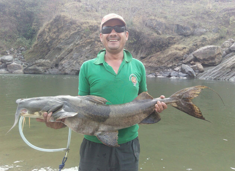 Angling in Ramganga River Corbett