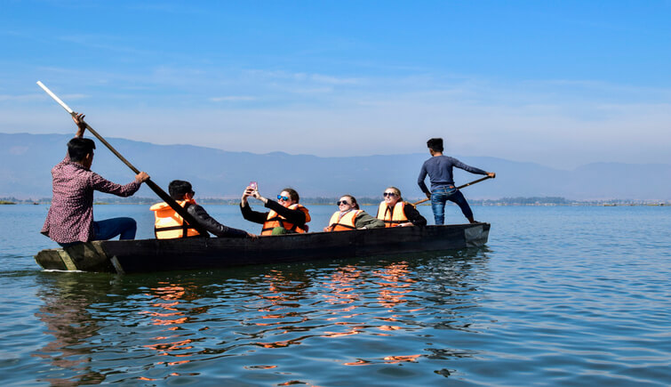 Boating in Loktak Lake