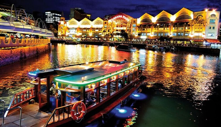 Board a River Cruise from Clarke Quay