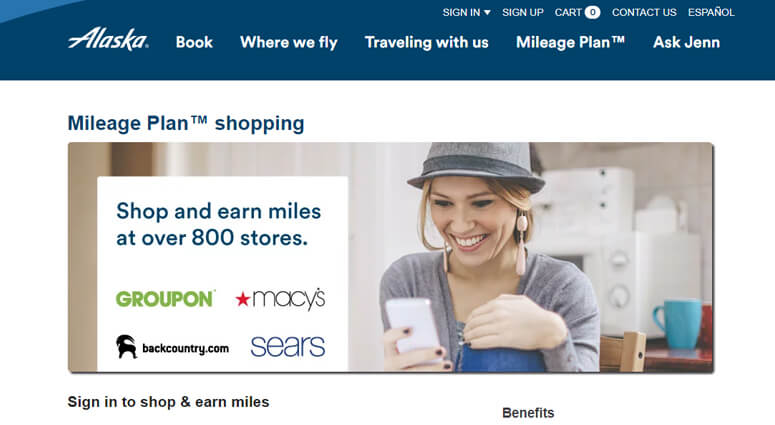 Airline Shopping Portals