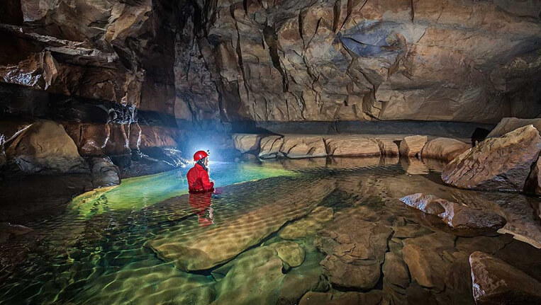 Caving in Meghalaya