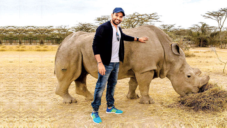Rohit Sharma took initiative to Save Rhino