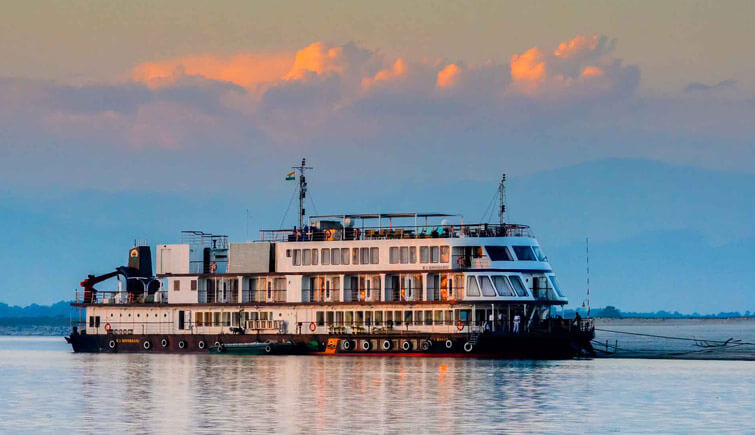 Cruise on Brahmaputra River