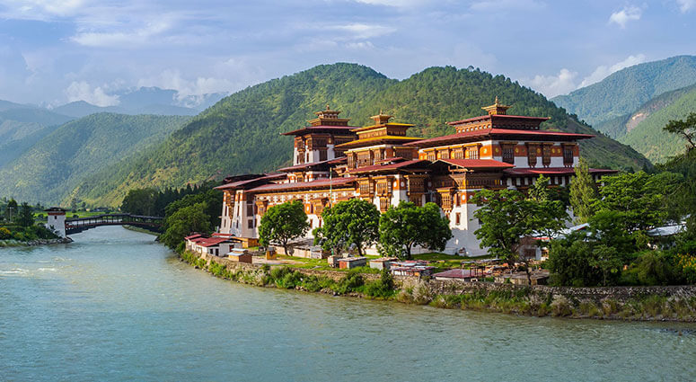 Bhutan Punakha Dzong River