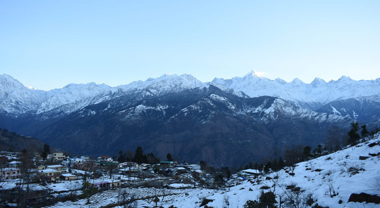 View of Munsiyari Uttarakhand
