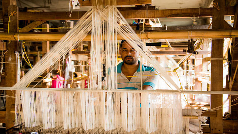 weaving village in Assam