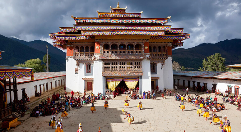 Gangtey Dzong Festival Bhutan