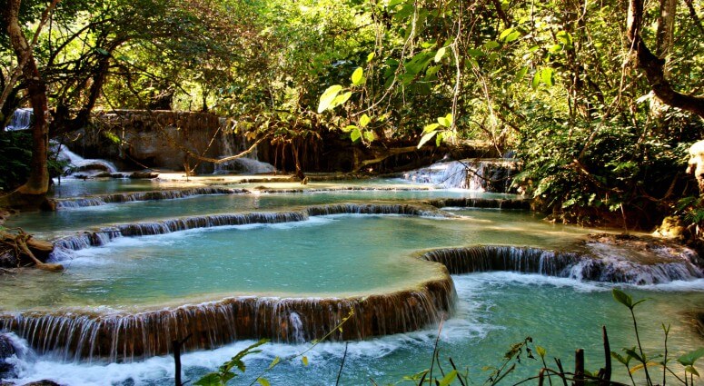 Luang Prabang Waterfall Laos