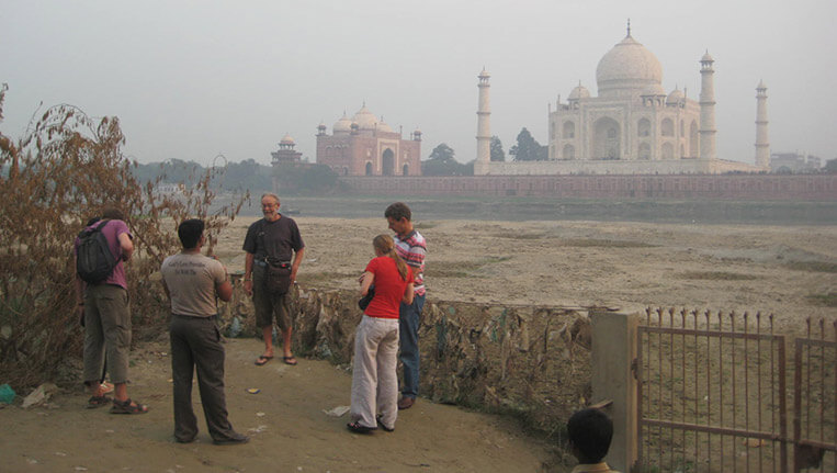 Tourists excited to see Taj from new viewpoint