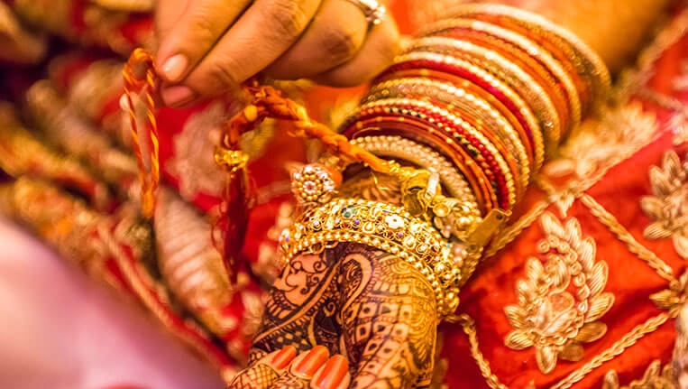 An Indian Wedding Ritual. Indian wedding. Henna mehndi hands
