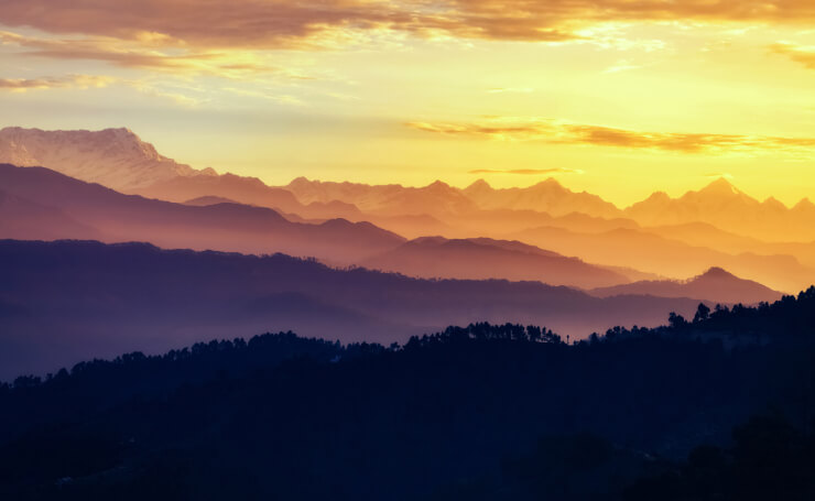 Kausani- Sunrise