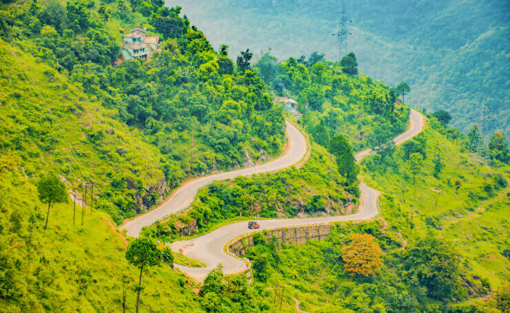 Pithoragarh Hilly Roads