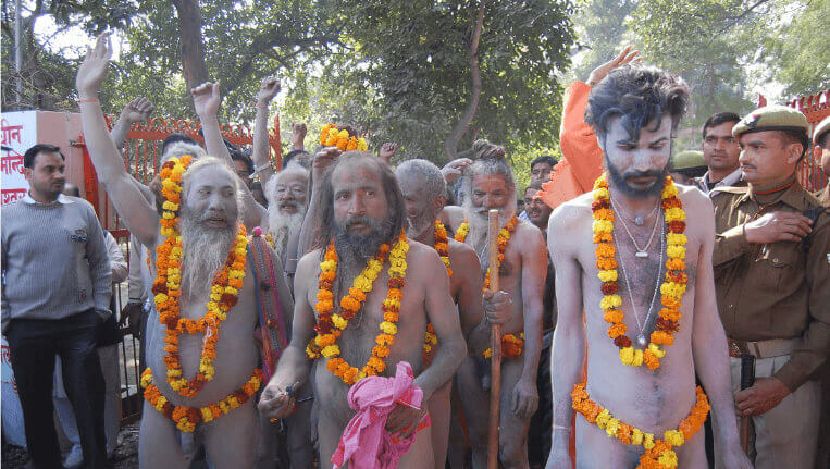 Kumbh Mela Haridwar Naga Sadhus
