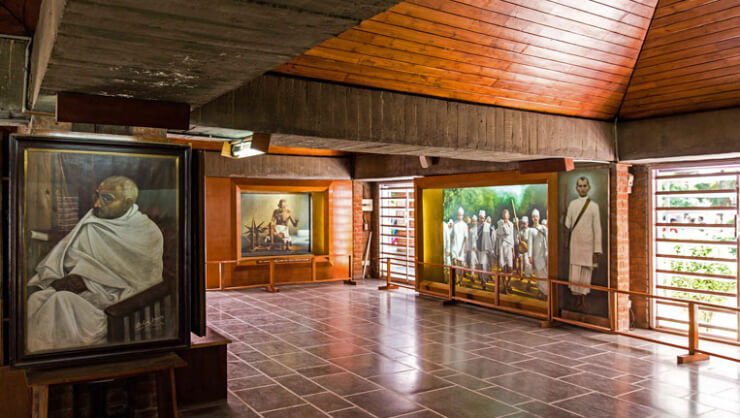Painting and Archives & Library Sabarmati Ashram Gujarat