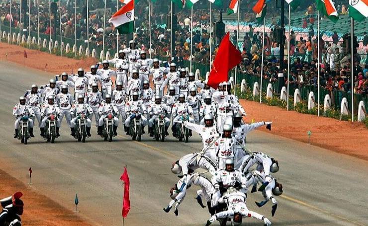 The Republic Day Parade in Delhi