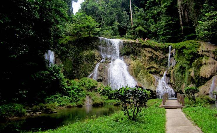 White Surf Waterfall Andaman