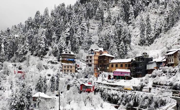 Kufri Snowfall Tourist Place in Himachal