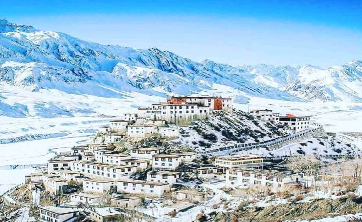 Spiti Valley Snowfall Tourist Place in Himachal