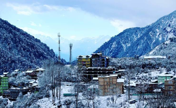 Lachen Snow Tourist Place in North Sikkim