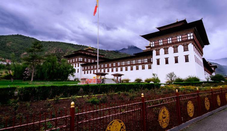 Trashi Chho Dzong Thimphu Bhutan