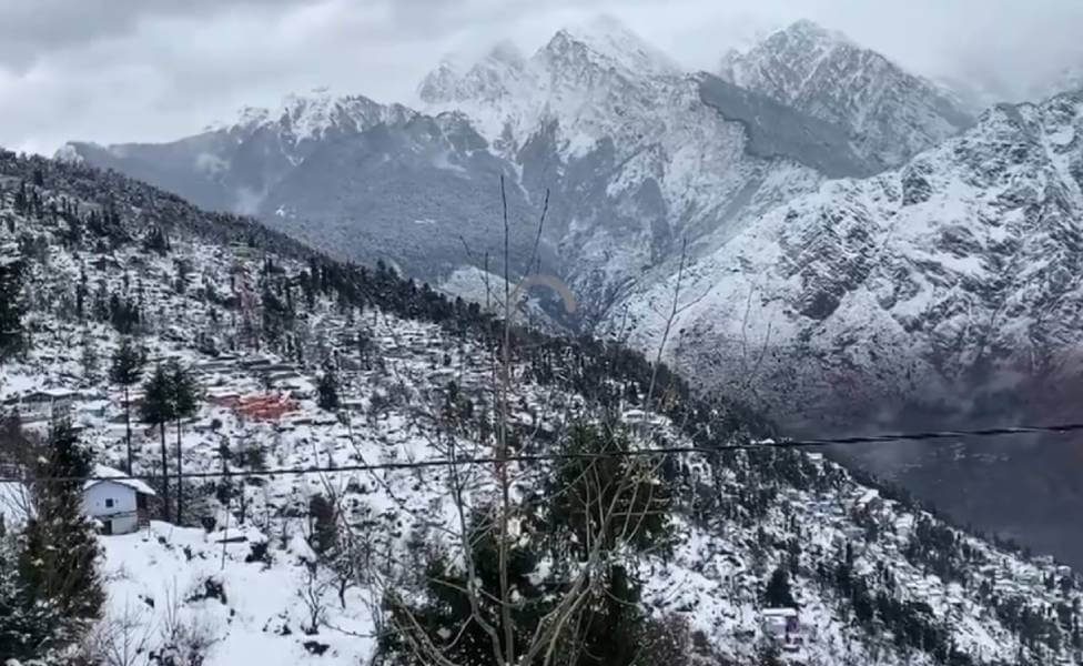 Latest Snowfall in Uttarakhand