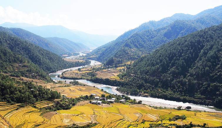 Punakha Valley Bhutan