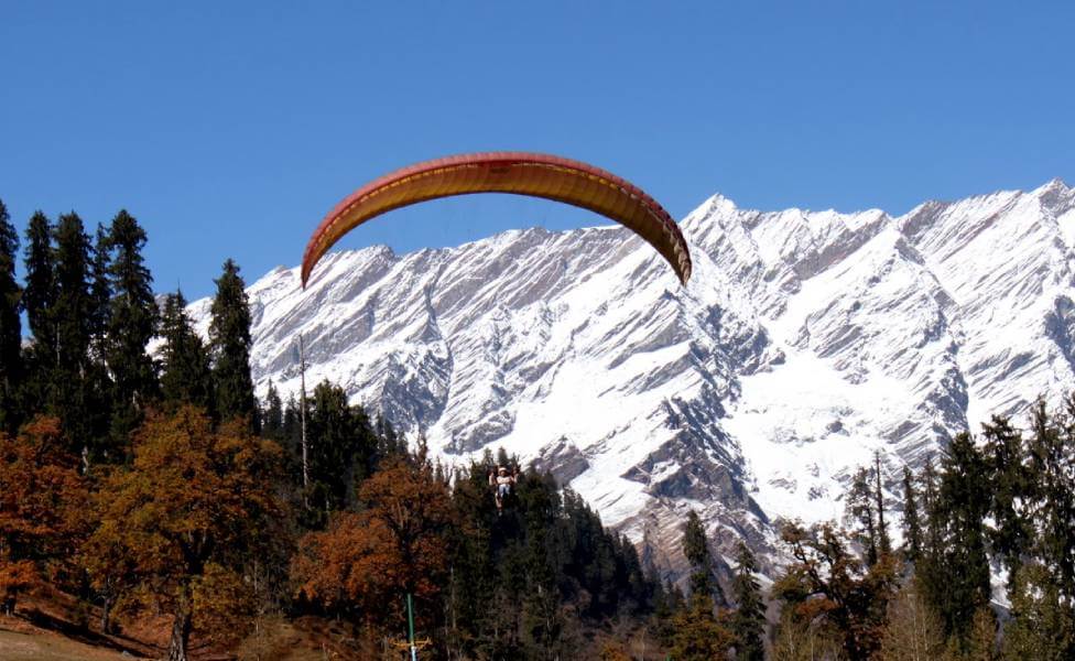 Paragliding in Himachal