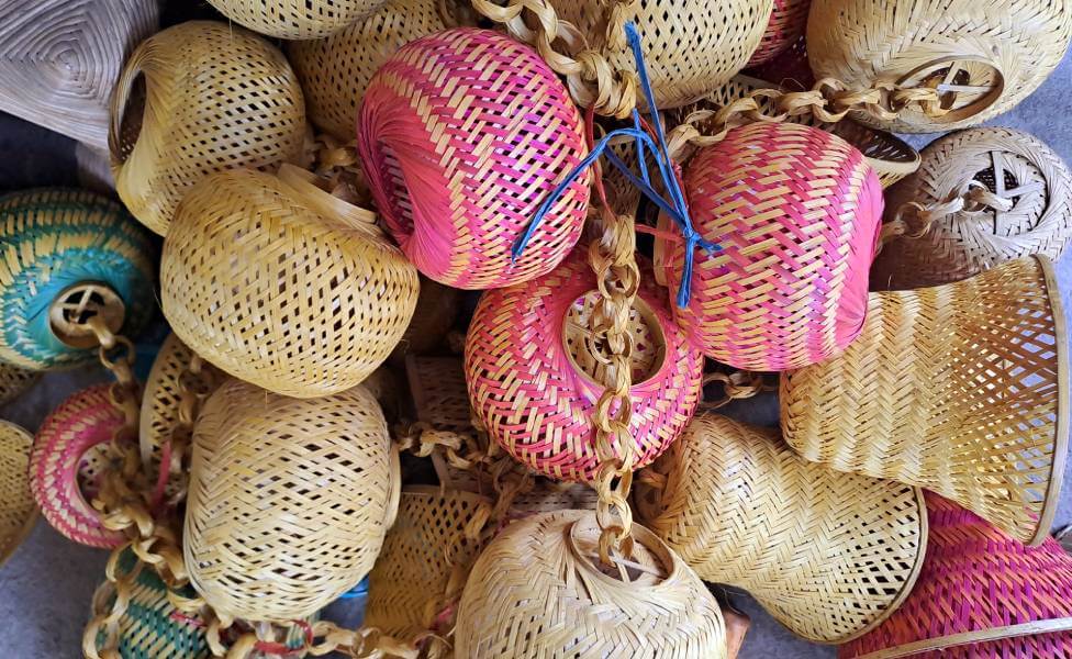 Coiled Cane Work Assam