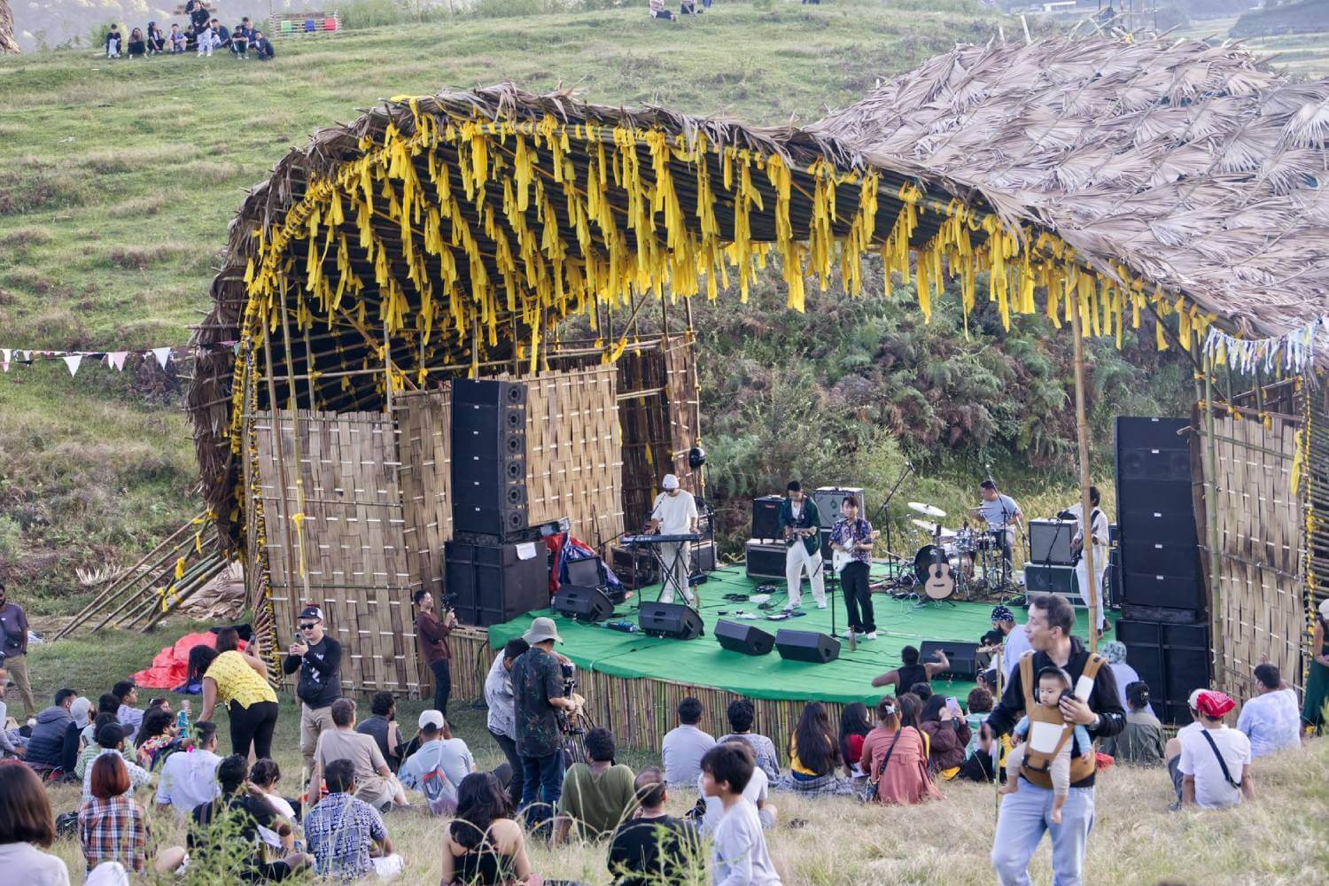 Ziro Music Festival Eco-Friendly Setup