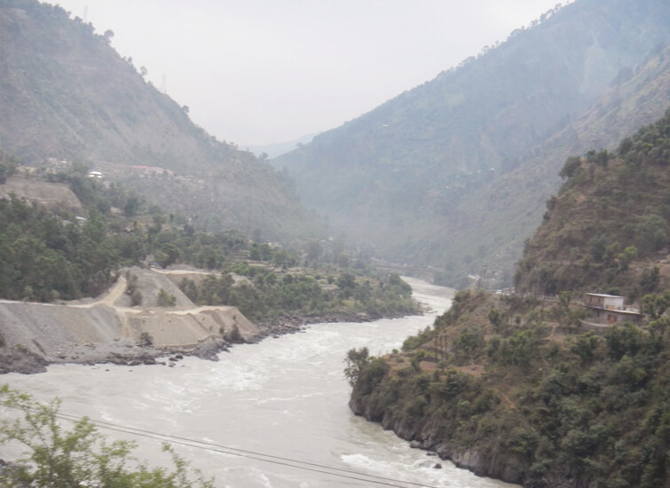 View of Chenab River