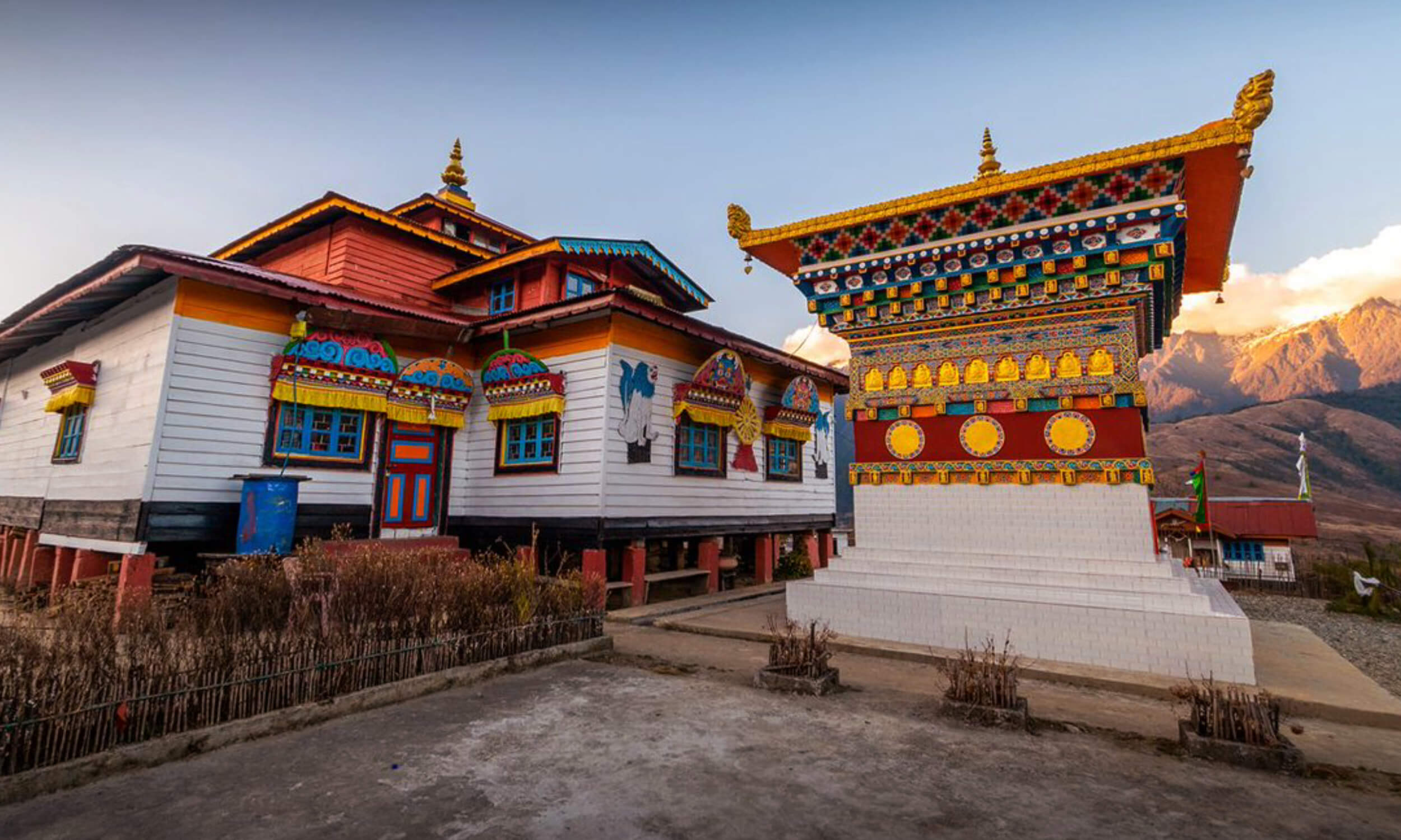 Samten-Yongcha-Monastery-Mechuka-Valley-Arunachal