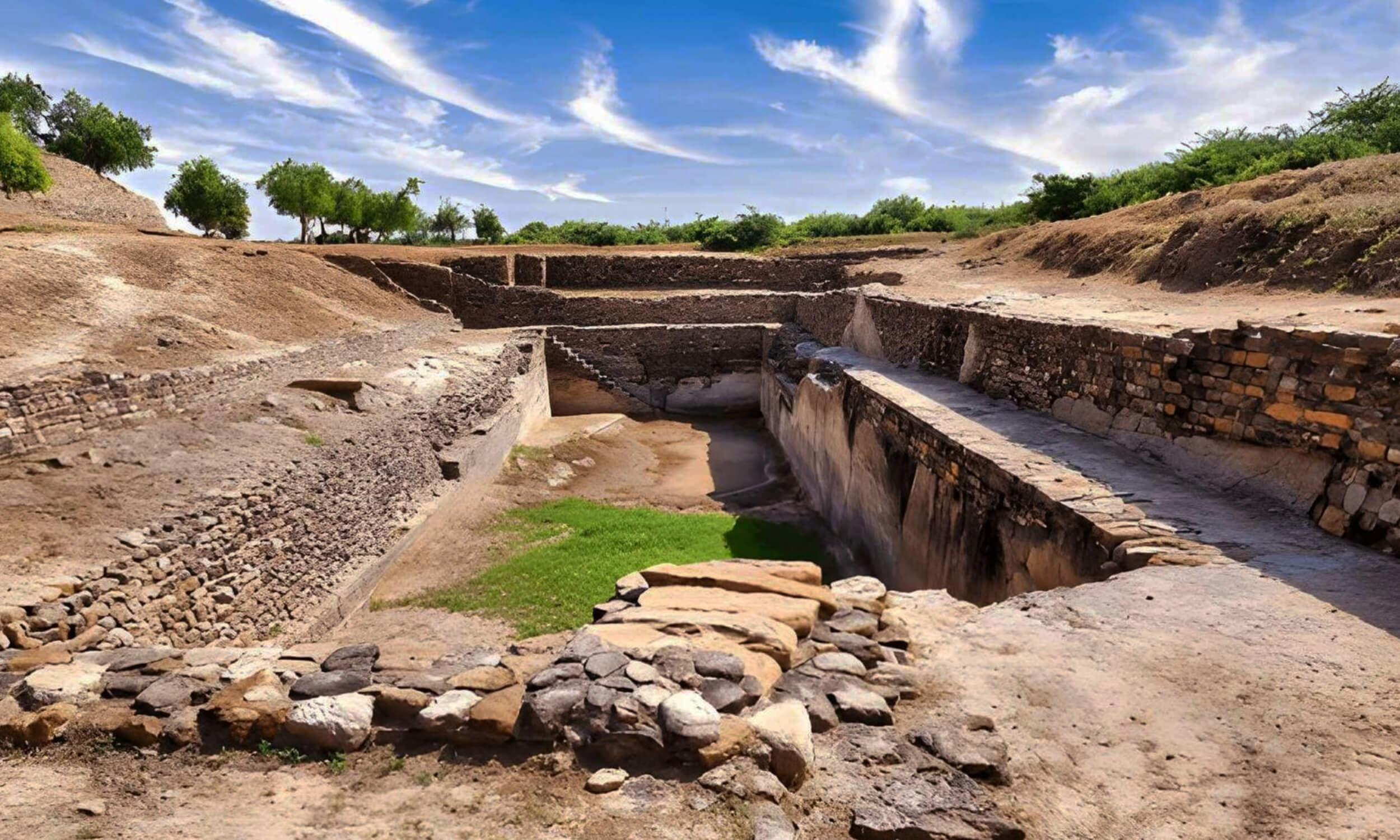 Ancient Stepwell Dholavira Gujarat