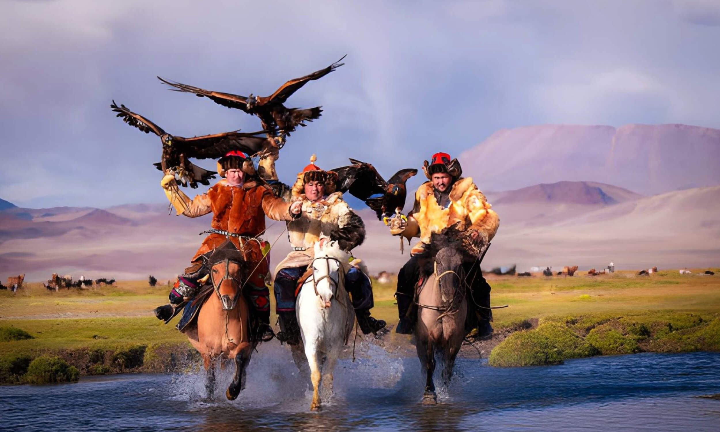 Mongolia-Eagle Hunters