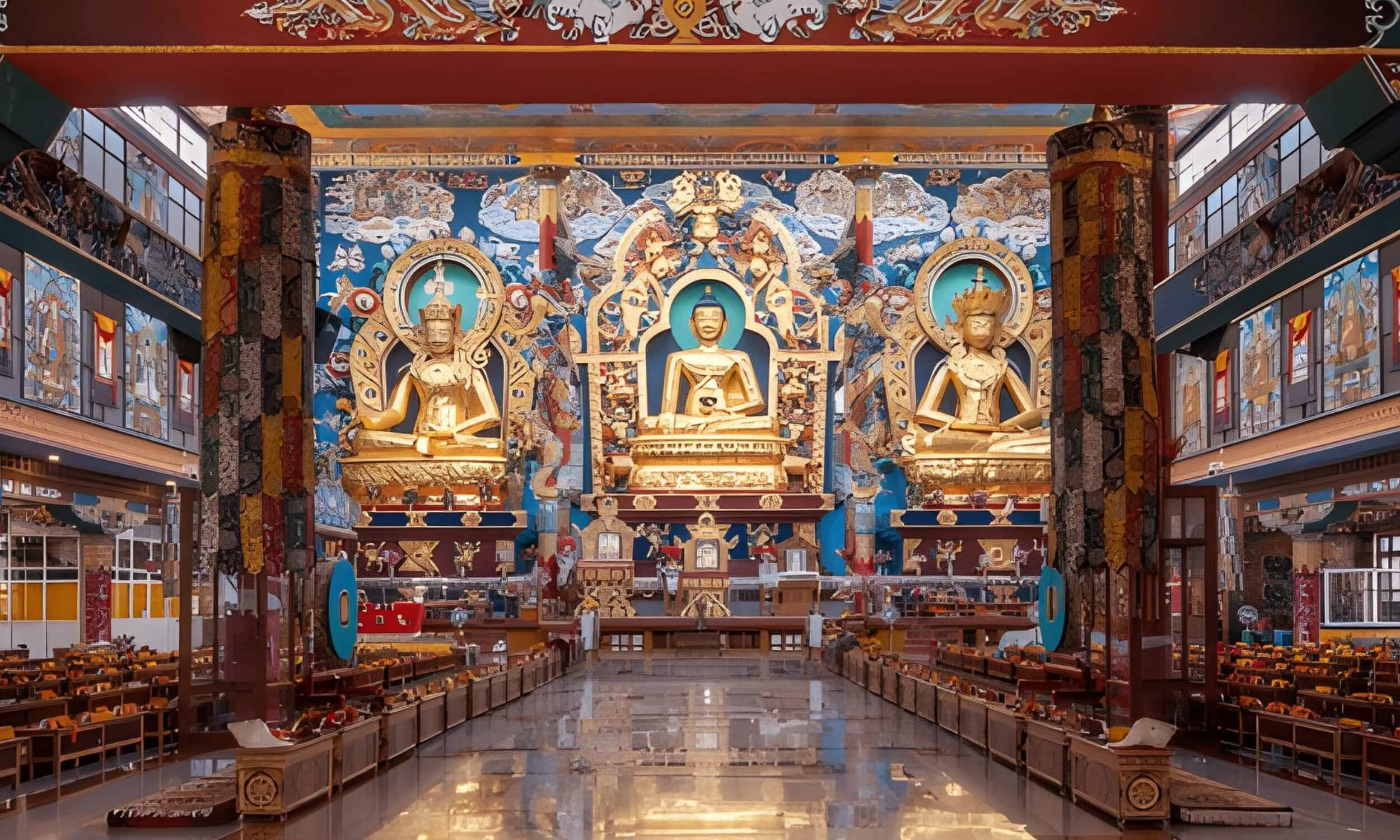 Namdroling Monastery Bylakuppe