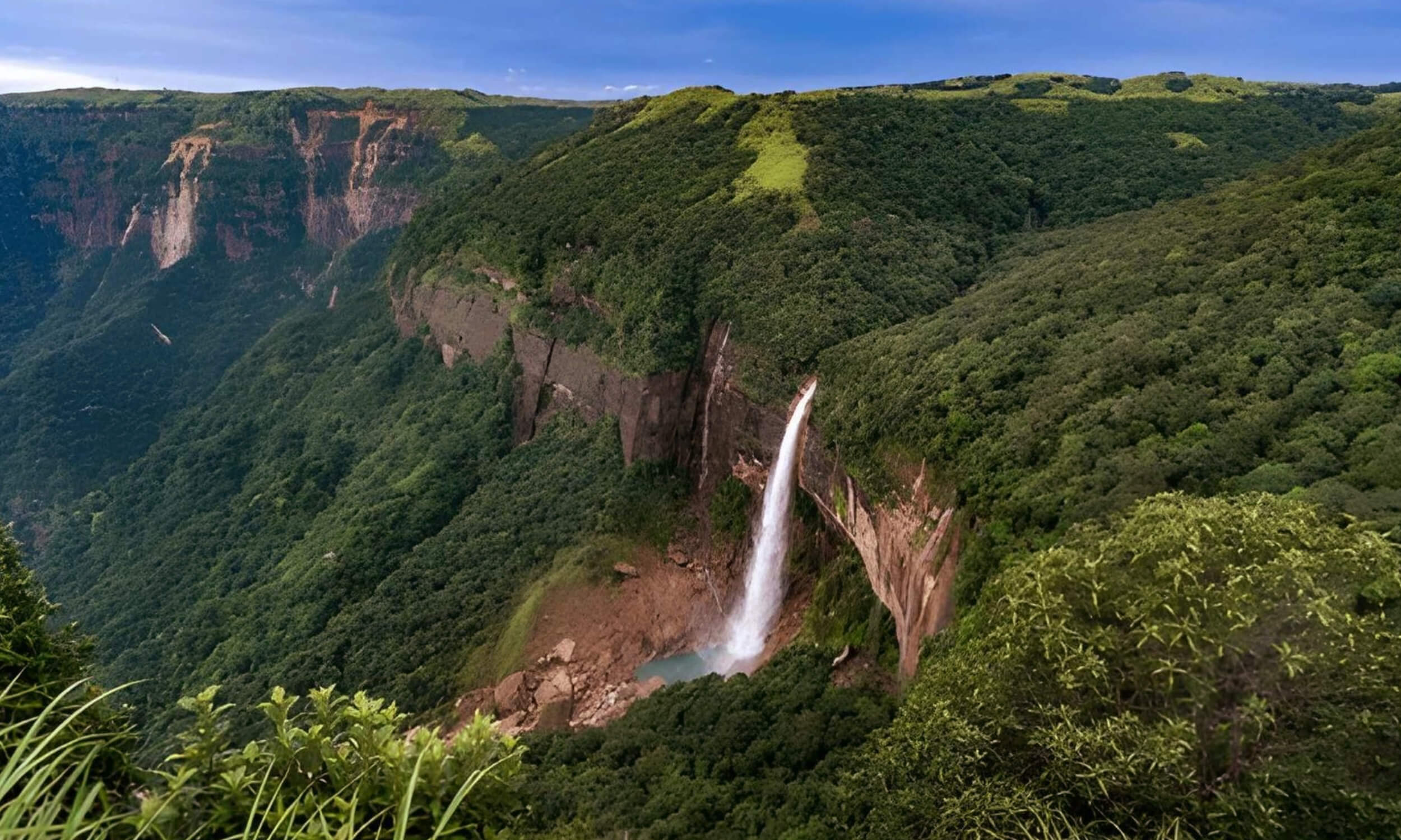 Nohkalikai Falls-Cherrapunji