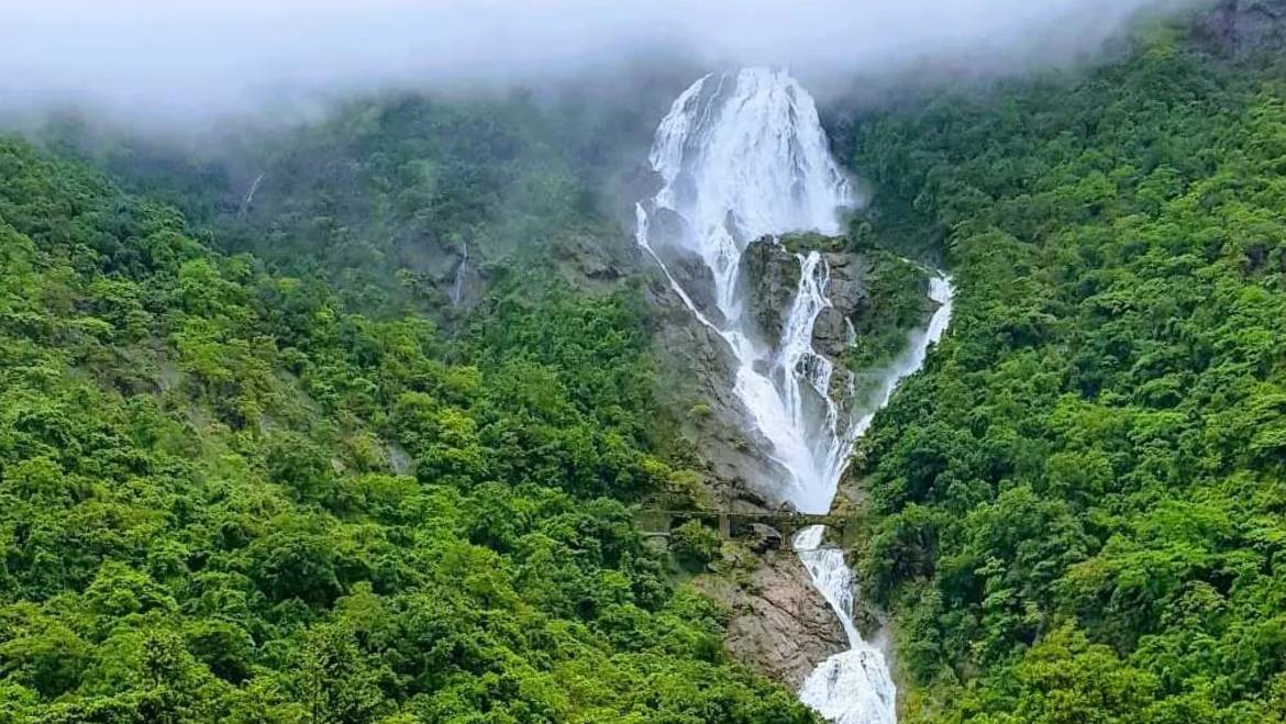 dudhsagar falls goa tourism