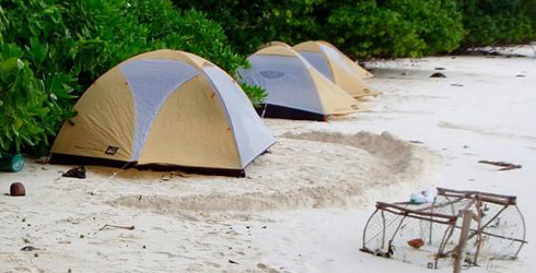 Forest and Beach Camping in Andaman