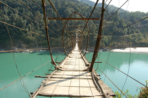 Cable Bridge in Aalo